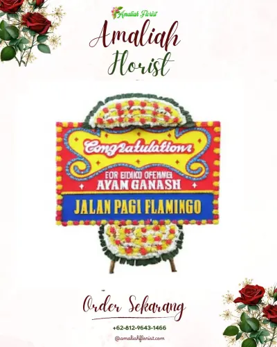 Bunga Papan Congratulation di Poncoruso
